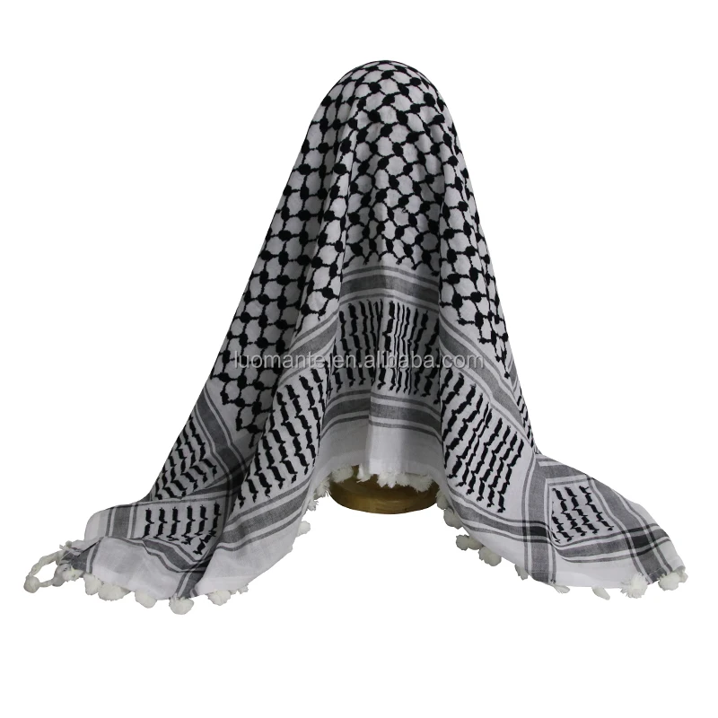Custom Keffiyeh Palestine Wrap Islamic Mens Scarf Shemagh Man Shimagh Shemagh Arab Scarf