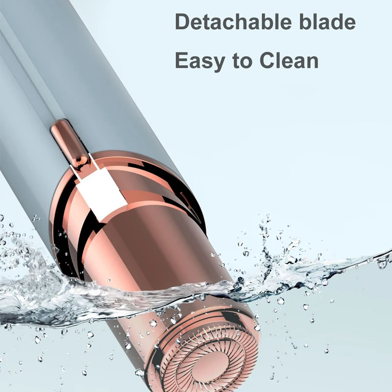 Fhome Use Mini Facial Eyebrow Shaving &hair Removal Device Shaver Razors Portable Electric With Usb Charging for Women Lady