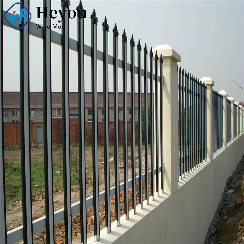 High Tensile Industrial and Residential D and W Profiles Perimeter Palisade Fencing