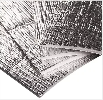 Aluminum Foil Woven Fabric EPE foam foil radiant barrier aluminum thermal reflective foil insulation