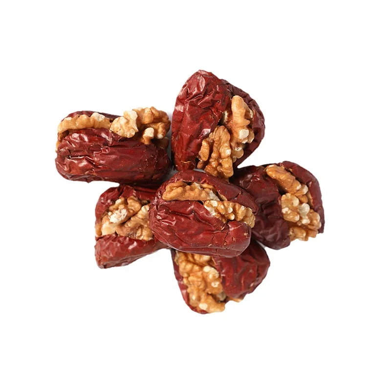 Wholesale Cheap And OEM Professional Nut & Kernel Snacks Baked & Vacuum Packed Jujube Walnut As Nuts And Dried Fruits