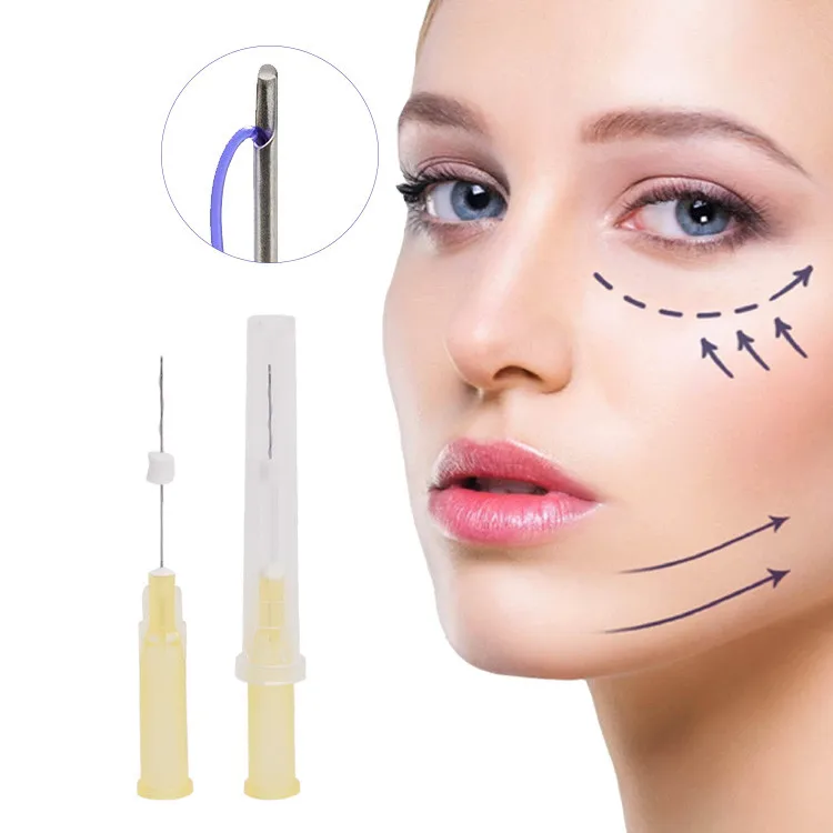 eye thread 30G 38mm fashion thread lift face lift therapy and face thread lifting for deep wrinkle with ce