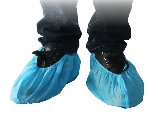 Mens disposable PP booties covers medical shoe covers