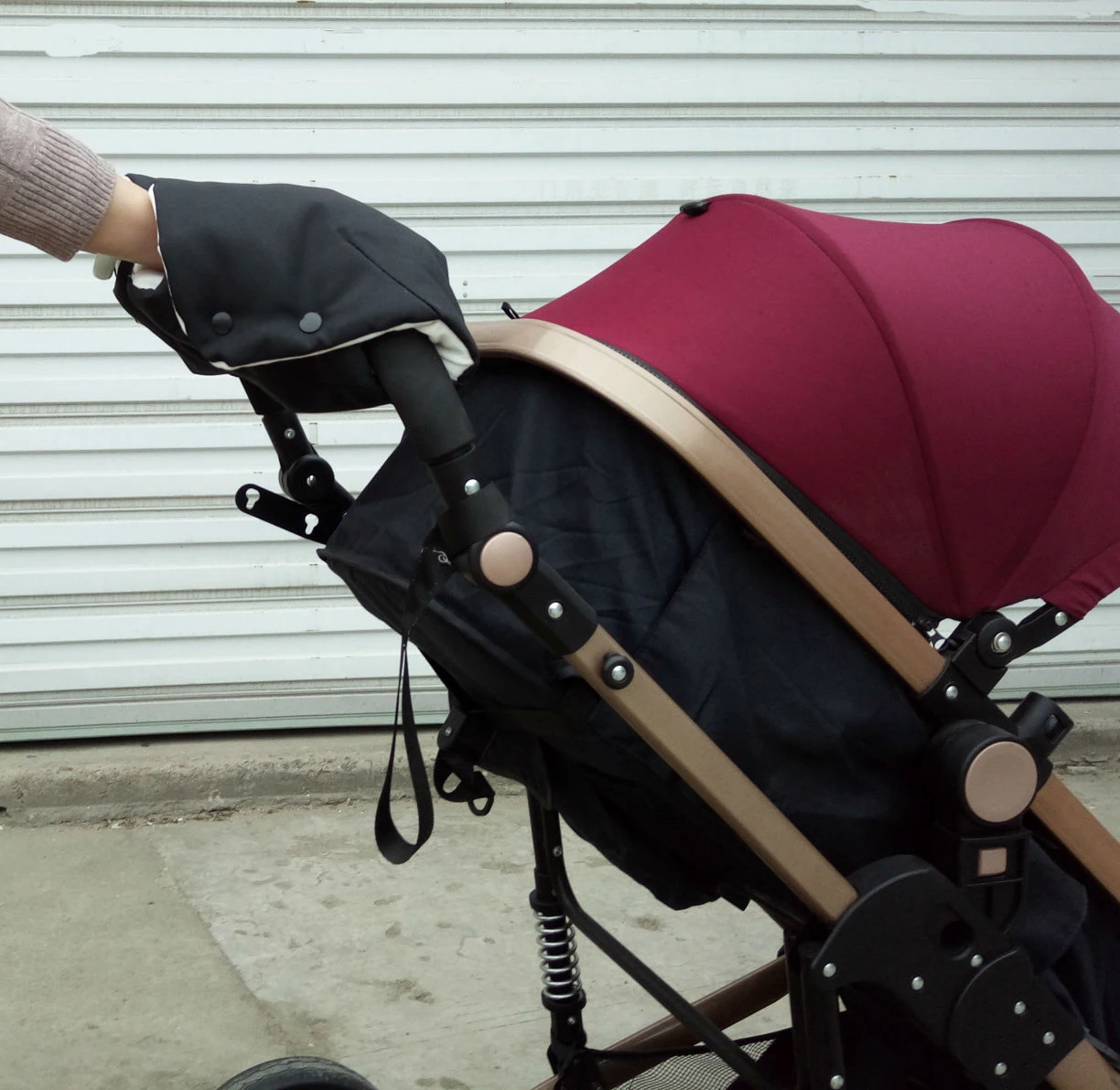 Universal Stroller gloves with waterproof Warm Pram Hand Muff Winter hand