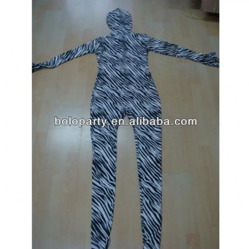 Камуфляжный синий костюм для вечеринки из лайкры, костюм зентай