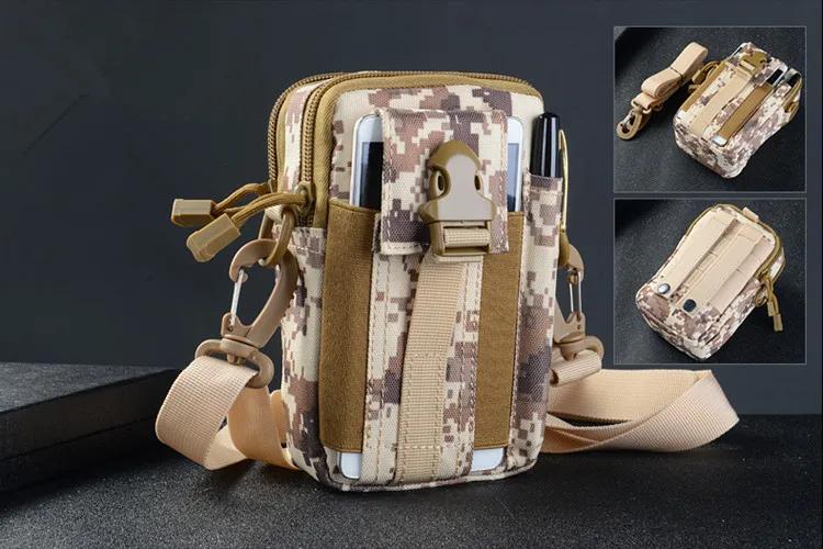 Cheap Tactical Molle Pouch Multipurpose EDC Crossbody Waistpack Fanny Pack Belt Mobile Phone Sling Case For Men Chest Waist Bag