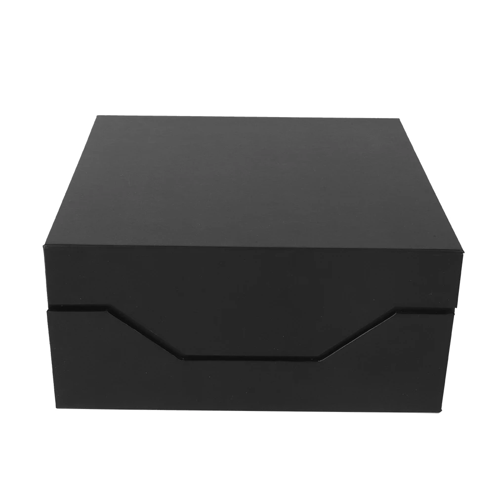 Wholesale Black Necklace Hair Hat Gift Cardboard Magnetic Packaging Boxes