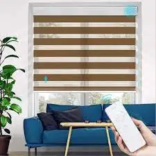 Zigbee Smart Control аккумуляторная батарея с зарядным мотором управляемые телефоном электрические жалюзи чисто белые шторы для зебры днем и ночью