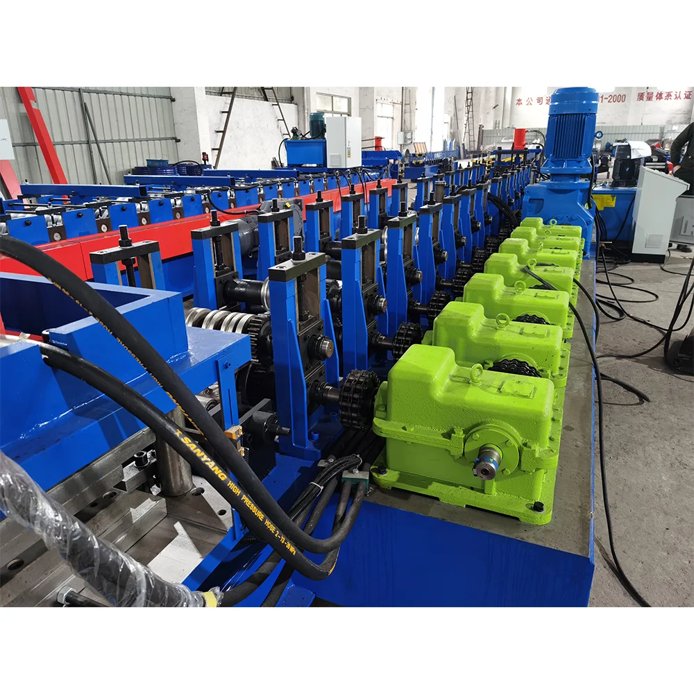 Support Multiple Specifications Automatic Pre-galvanized Rolling Wire Mesh Ladder Type Cable Tray Making Machine