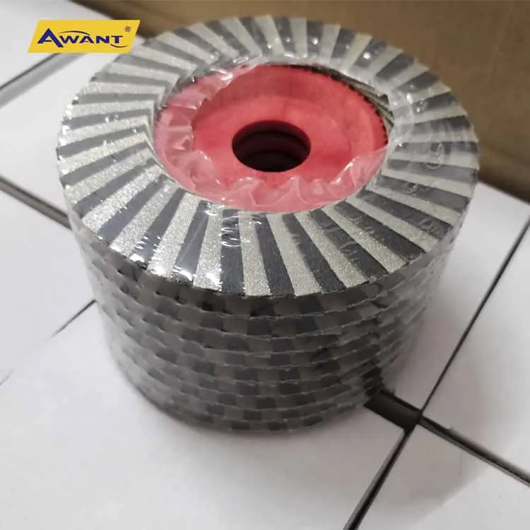 Flap Disc 125mm Diamond Abrasive Disc Wheel Plastic Backing T27 Flat for Stone Glass Ceramic 4 5 7 inch 100 115 125 180 mm 40 60