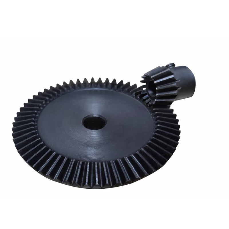 Manufacturer Direct Sale 90 Degree Precision Bevel Gear 1:2 speed ratio to 1 to 8 speed ratio 0.5/0.8/1/2/3 mold Bevel Gear