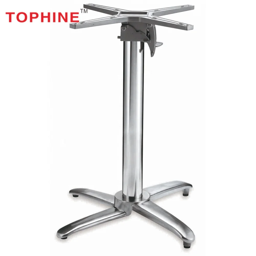 
Outdoor furniture aluminum foldable restaurant table folding outdoor dining cafe coffee table 
