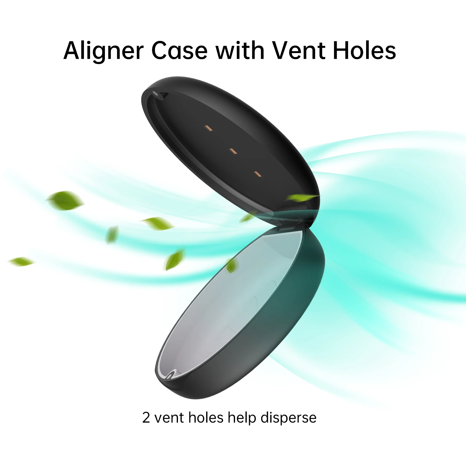 Retainer Case,UVC Braces Sterilizer Box, Invisible Brace Slim Battery Powered For Invisalign  Aligner Retainer Holder