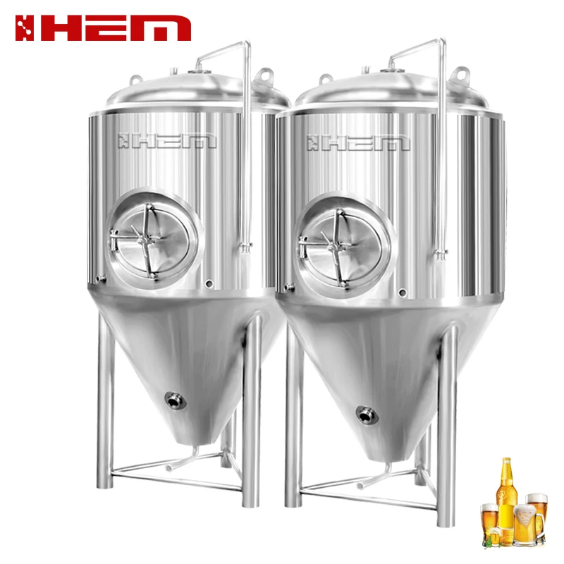 1000l 2000l 3000l 5000l stainless steel jacketed beer fermentation tank turnkey project