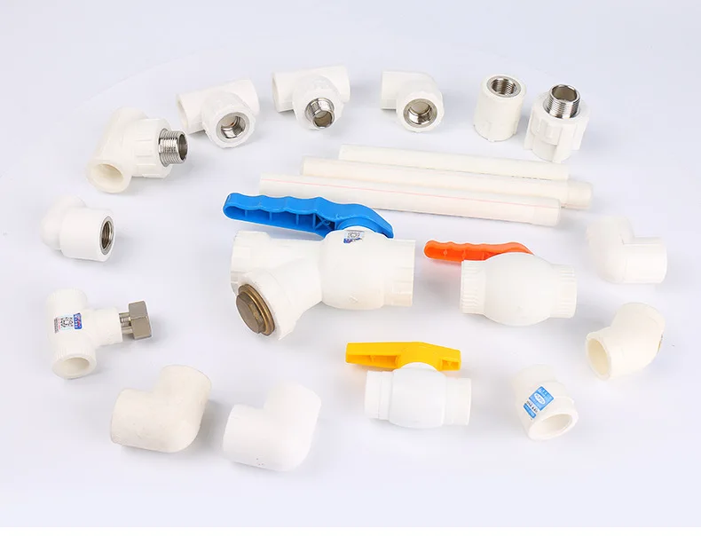 New style non-toxic PPR water supply pipes fittings ppr accessories manufacturer