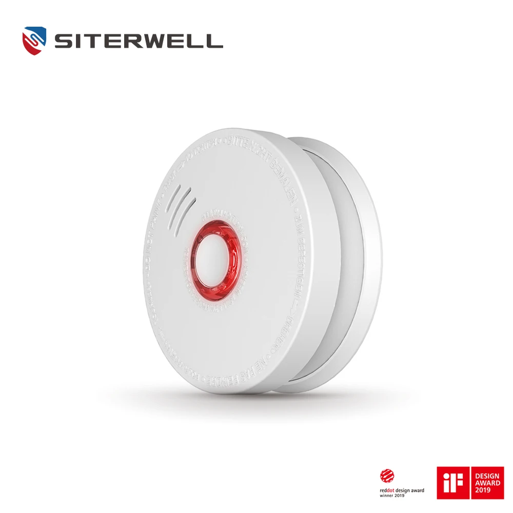 Manufacture UL 9V Battery Operated 10 Years Photoelectric Cigarette Flash Smoke Detector