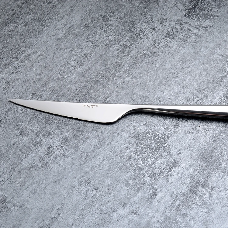 Eco-Friendly Manufacturers Mirror Polish Hotel Cutlery Tableware Stainless Steel Cutlery dinner knife