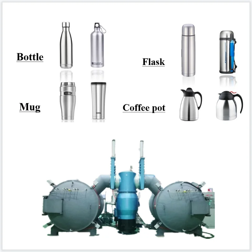stainless steel mugs thermos carafe Kettle Making vacuum furnace insulated flask water bottle making machines