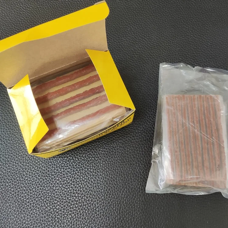 JSC 3.5mm black/brown Vulcanized Tubeless Tire Repair Seals Tire Repair Seal Kit