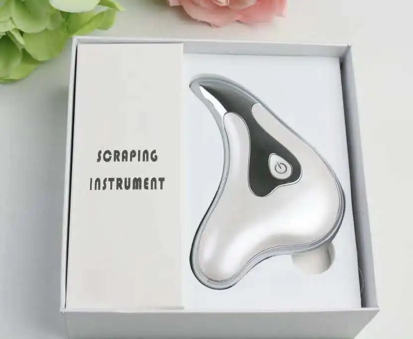 Vibrating Gua Sha Scraping Massage Tool Ultra Smooth Edge Micro current scraping plate Electric Guasha board