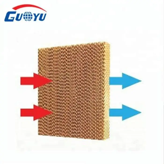 High quality evaporative cooling pads for cooling factories greenhouses farms livestock farms