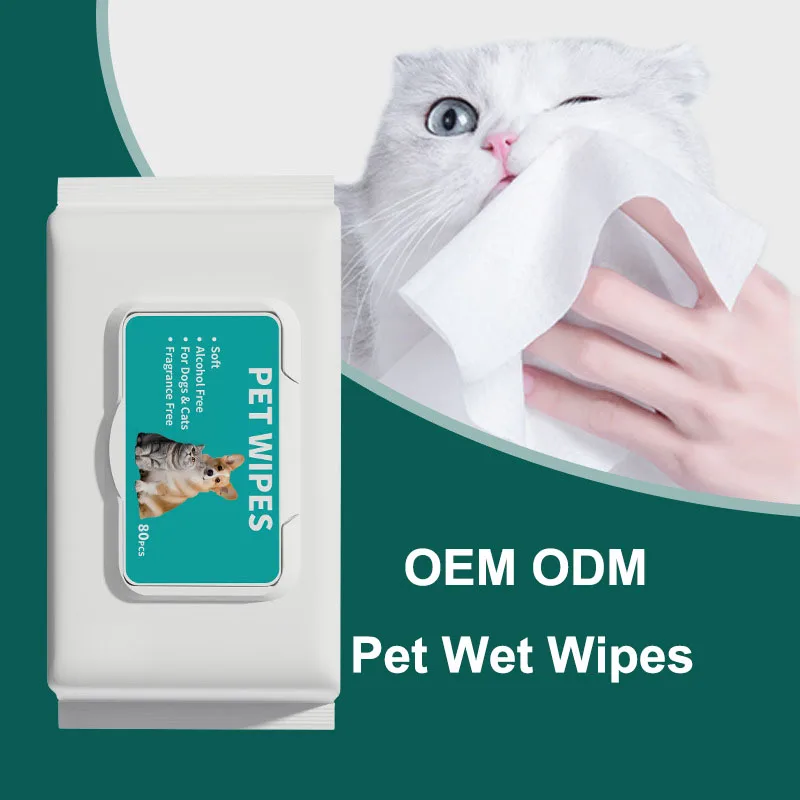 Wholesale Pet Dogs Cats Wet Wipes Pet Grooming Wipes Soft Pet Wet Wipes