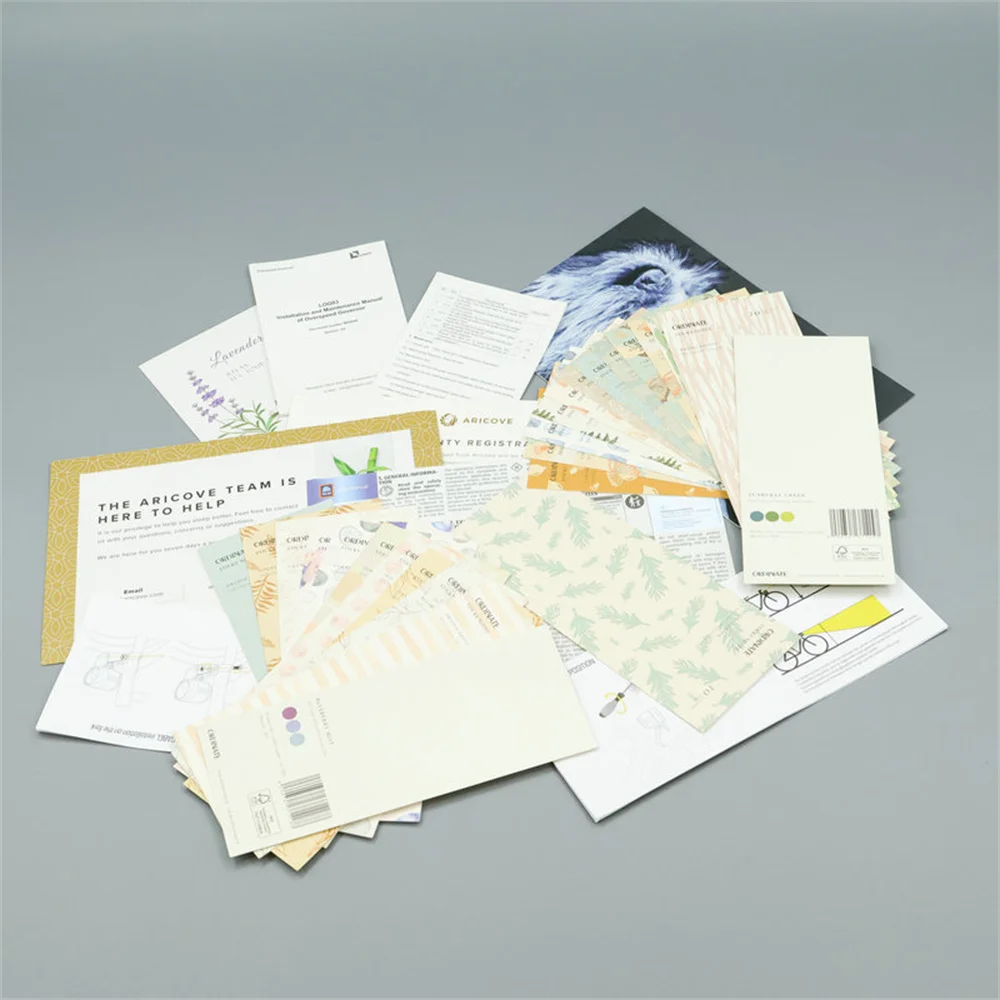 Custom Design Printing Service,Flyer,Booklet,Brochure,Catalog,Card Printing Instruction Manual Restaurant Menu Paper Printing