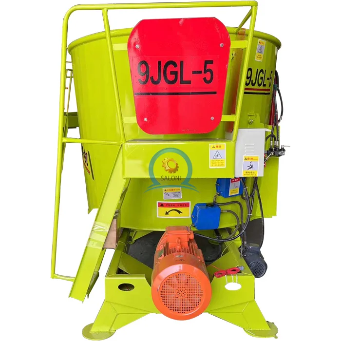 hot sale cattle silage feed mixer animal feed making machine dairy farm tmr wagon vertical cattle animal feed mixer
