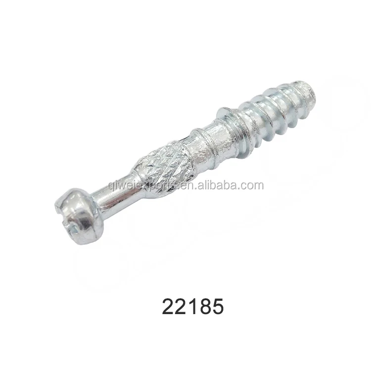 M6x35mm Zinc Self-tapping Knurled Screws Metal Bolts 22185