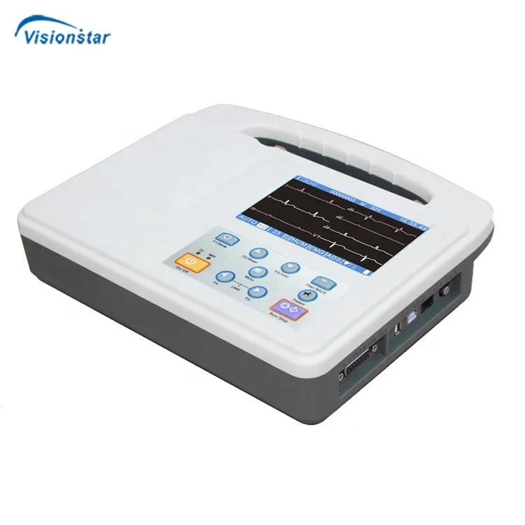 Veterinary Equipment Portable 3 Channel 7 Leads Ecg for Animals