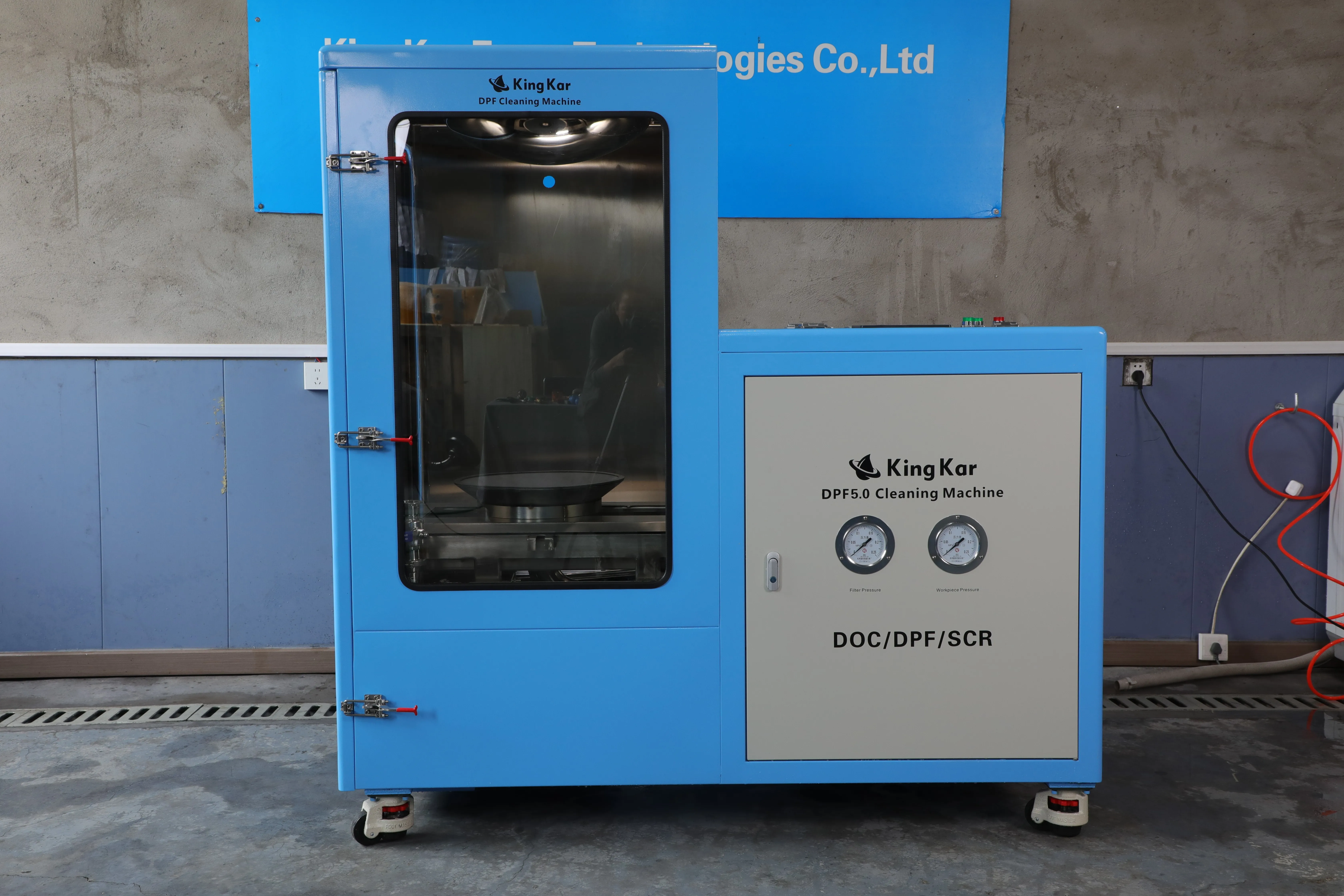 KingKar Mobile Car Service Auto Detailing Equipment Diesel Particulate Filter Remove Delete Clean