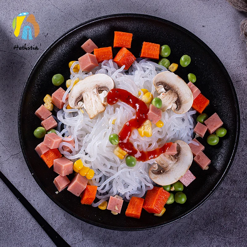 
 Слабый сахар Здоровое питание Тонкая паста рамен мгновенный shirataki лапша  