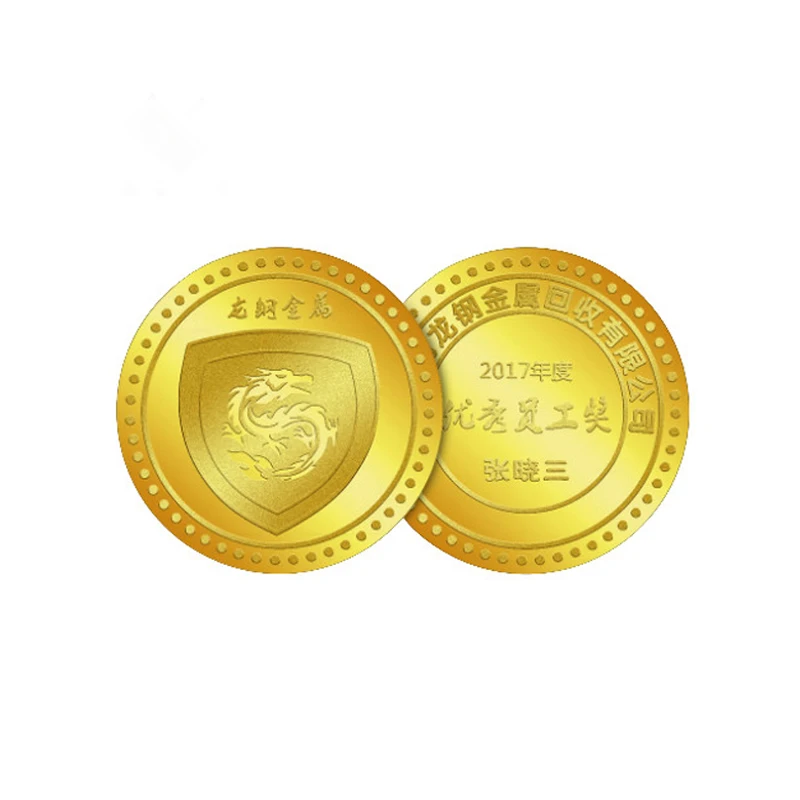 Custom Embossed Eagle Challenge Coin Commemorative Coin