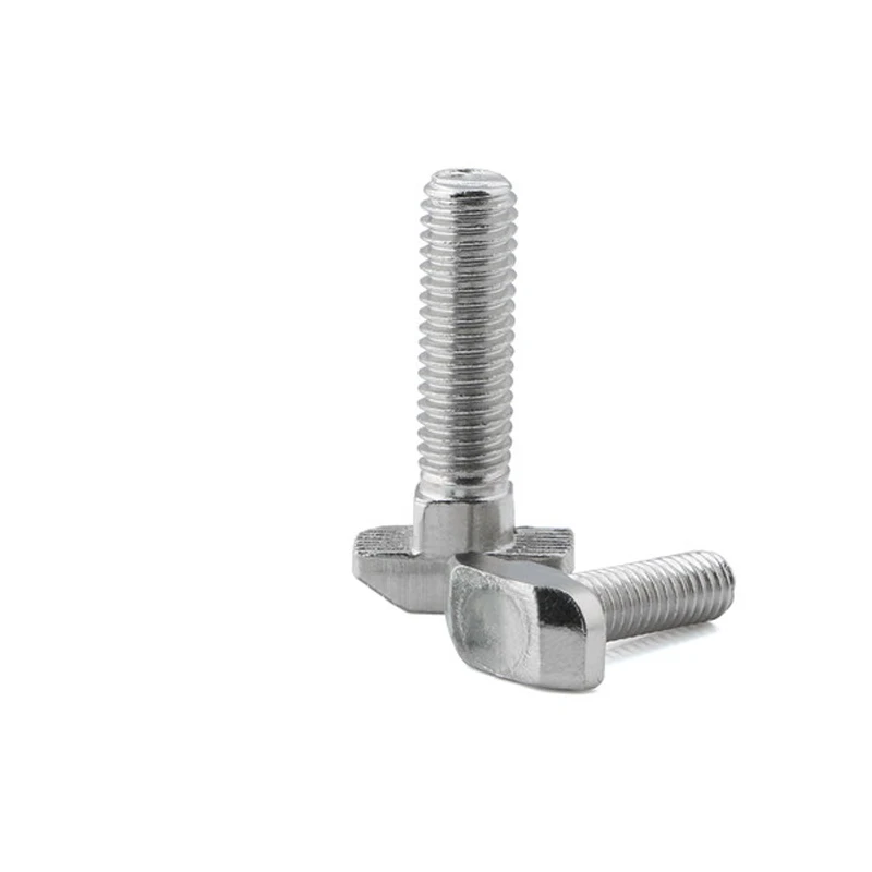 hardware fasteners M2 m4 M7 m8 M11 A2 A4 din186 DIN787 t shaped bolt  hammer-head t-bolt stainless steel T head bolt