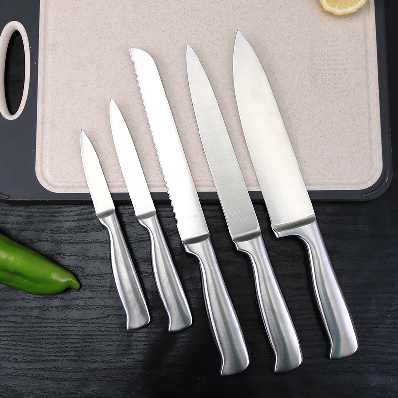 Новаторские уникальные продукты новые идеи 2025 Профессиональные Кухонные ножи из нержавеющей стали набор для резки продуктов