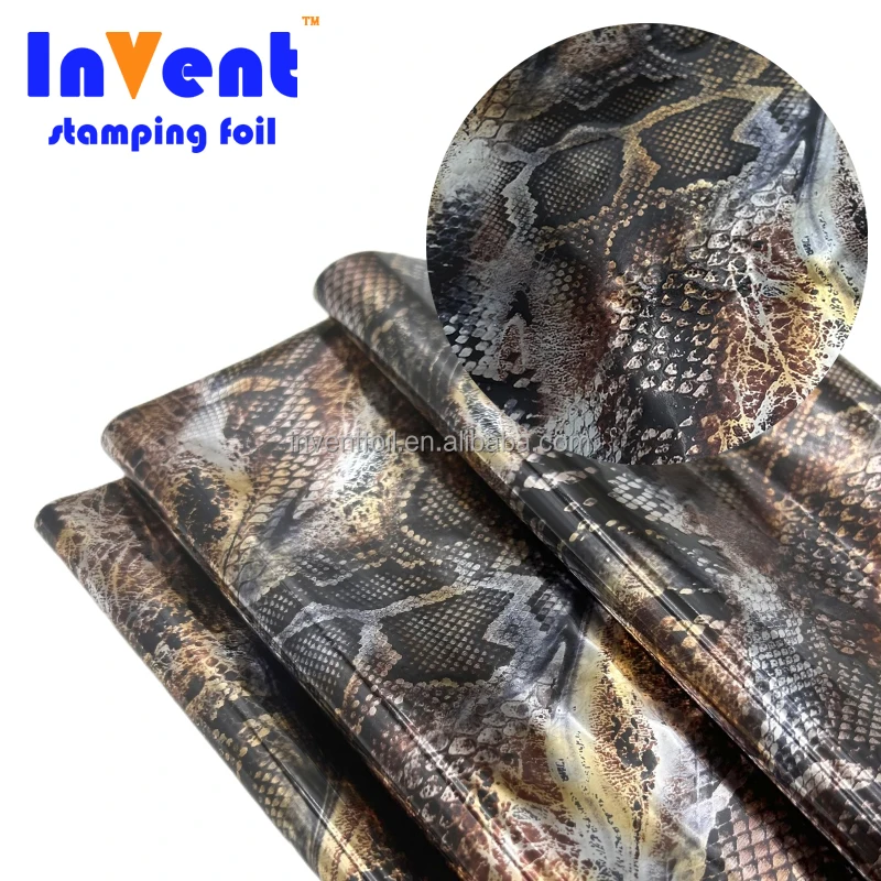 Hot Sale Big colorful cracks Foils DTG High Temperature Resistance Hologram Hot Stamping Foil For Fabrics