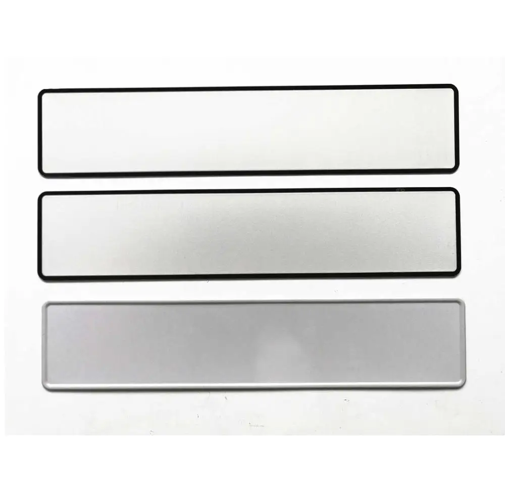 Blank car number plate, customized blank number plate