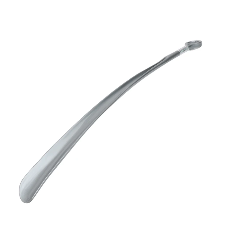 Factory Wholesale Custom Logo Shoehorn Shoe Spoon Long Handle Plastic Shoe Horn for Men and Women