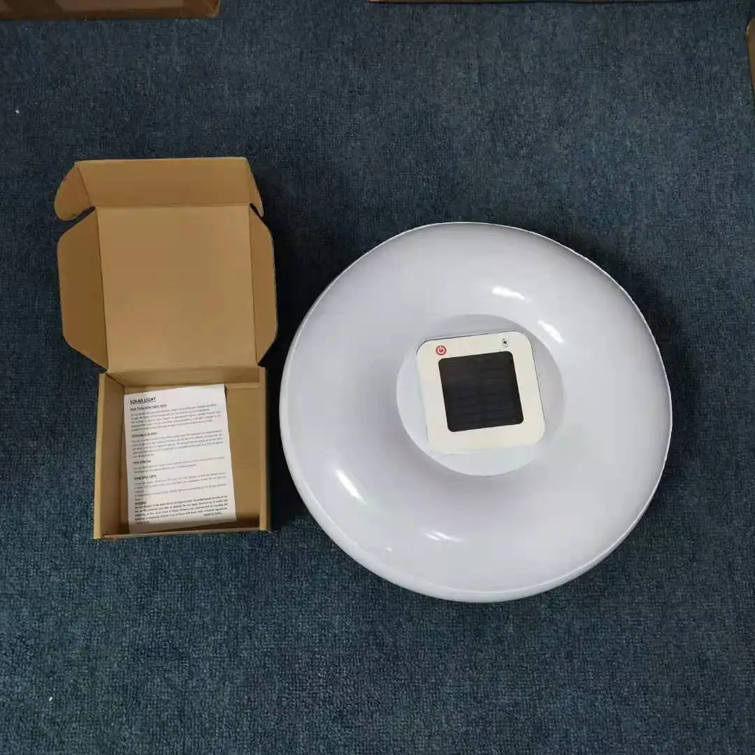 Decorative Lighting Floating Solar Light Flat Ball for Swimming Pool
