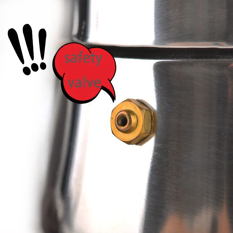 Italian Stovetop Espresso 2/4/6/9 Cup Bialetti High Quality 304 Stainless Steel Moka Coffee Makers Pot for Thailand