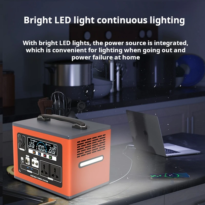 400W/600W/1200W 240Wh to 1800Wh Portable Power Station AC Solar Rechargeable Power Station for Outdoor Camping and RV Emergency