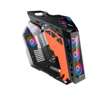 
colorful computer case with 4 rgb fans 4 lamp for nzxt computer case 