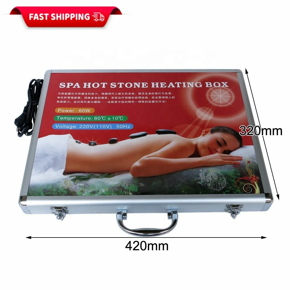 Hot sale Tontin massage stone heater box 220V and 110V hot stone for SPA massage