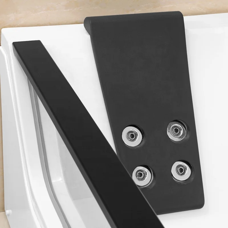 Модная джакузи Ванна Акриловая массажная ванна со стеклом