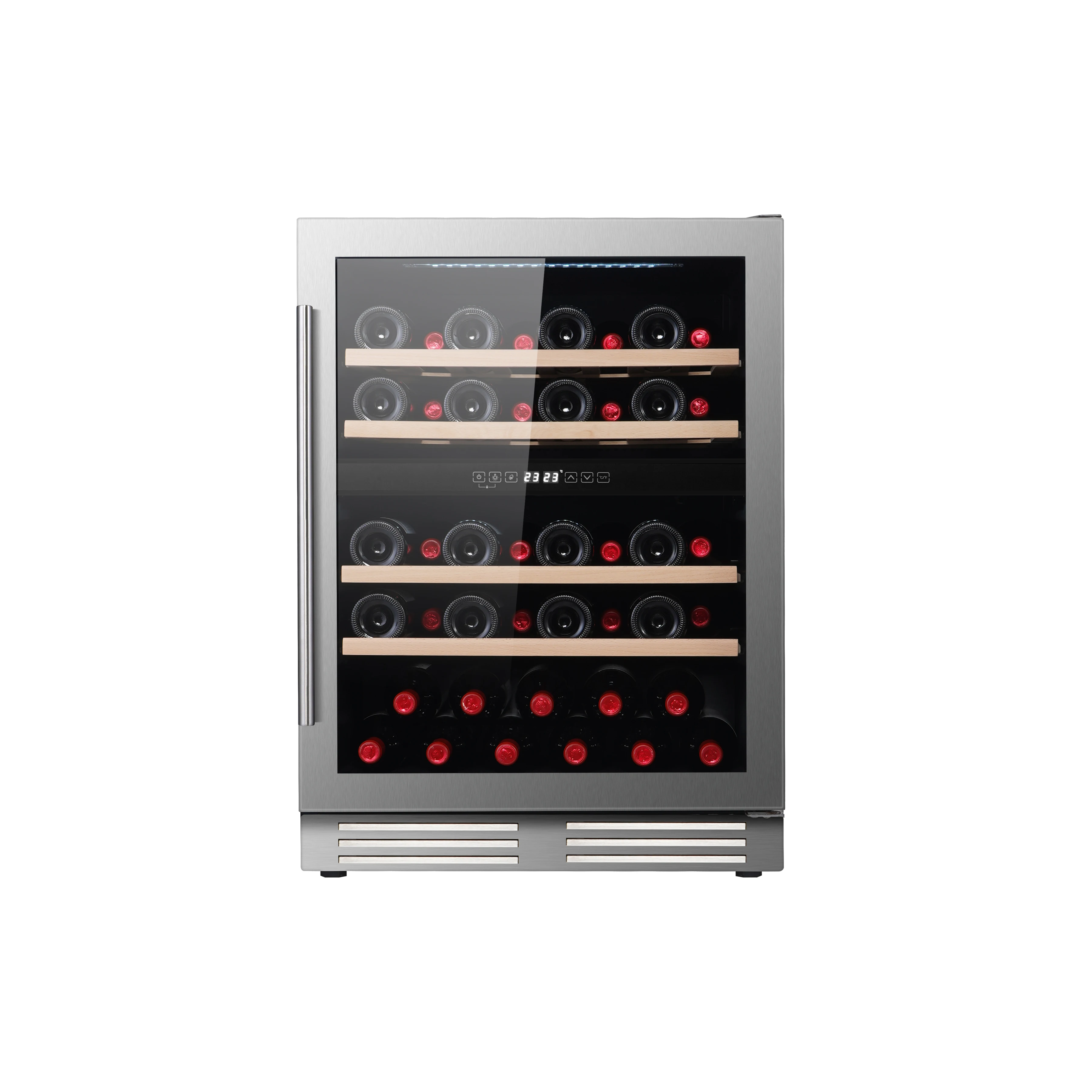 China Supplier New Brand 2022 Wine Cabinet Display Shelf Wine Cooler Portable