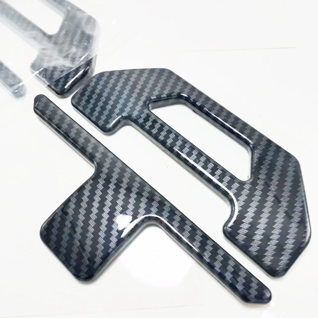 ABS Carbon Fiber 2024-2025 Tacoma Car Exterior Accessories 3D Raised Tailgate Insert Letters Decal Flat Emblem Sticker