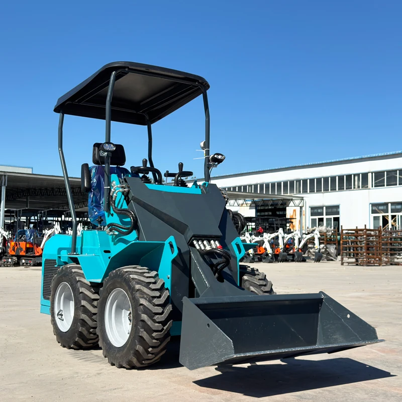 Free Shipping Skid Steer  EPA  engine CE Mini Skid Steer Loader Attachments  gasoline engine with attachments