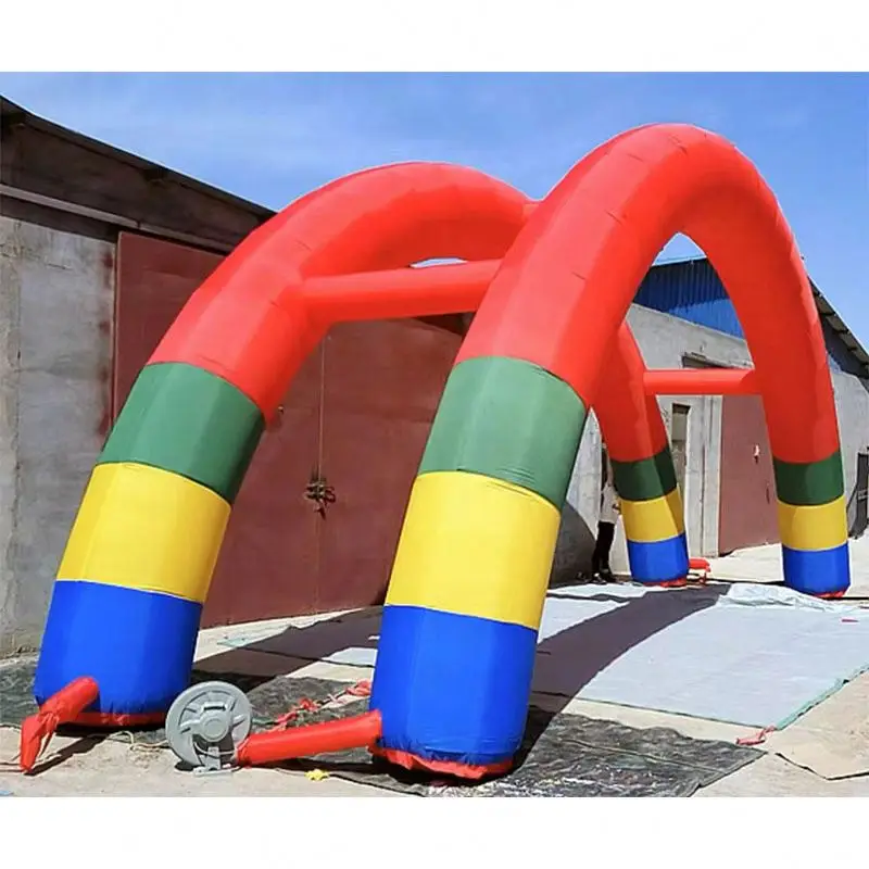 Customized color size pattern logo shape best quality inflatable outdoor arch for circus
