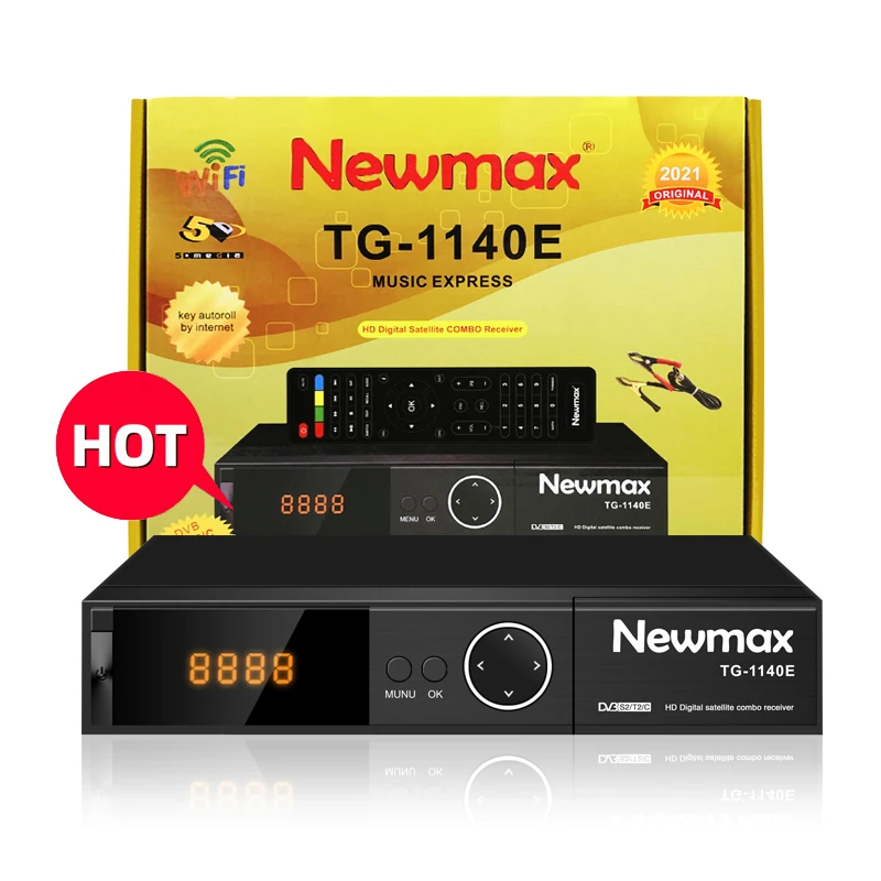 NEWMAX TG-1140E Новый dtmb Декодер Цифрового ТВ приемника linux 4k декодер спутниковый декодер для спутникового ТВ-приемника