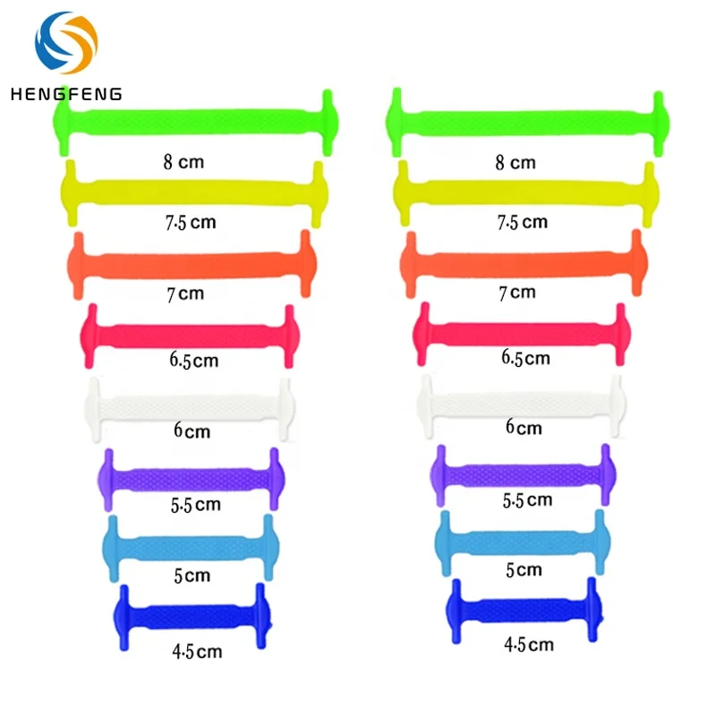 easy premium plastic elastic laces shoestring quick lace lazy stretch No Tie silicone shoe lace